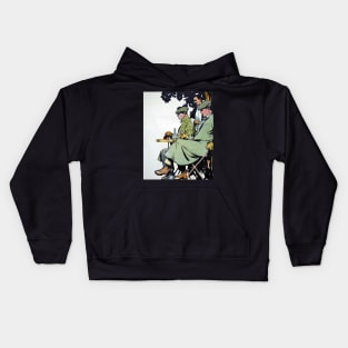 High Resolution Edward Hopper Man Seated At Cafe Table 1906 Kids Hoodie